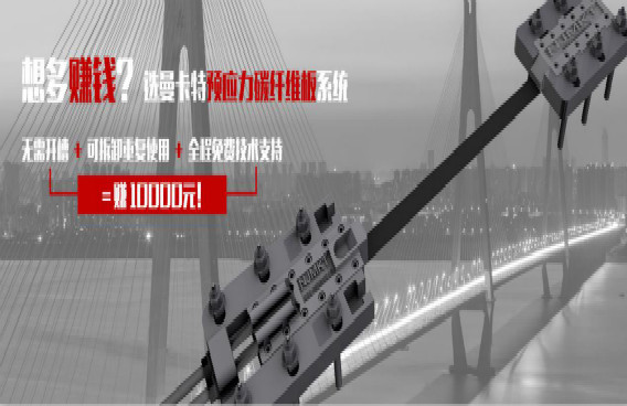 曼卡特预应力碳纤维板系统，无需开槽+重复利用=直赚10000元