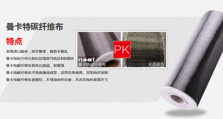 选曼卡特碳纤维布，日后无烦恼~