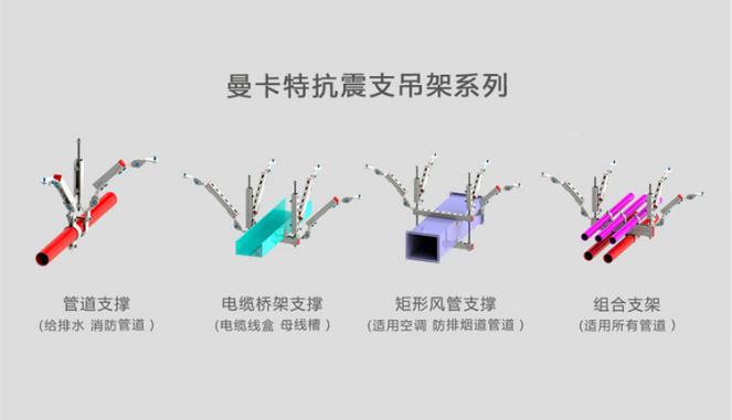 曼卡特抗震支架系列，满足您的所有需求